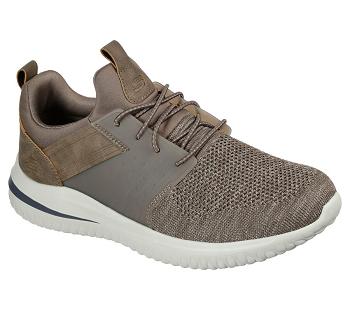 Khaki Skechers Delson 3.0 - Cicada | 73505_USA