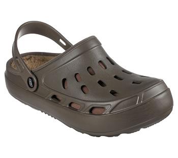 Khaki Skechers Foamies: Swifters - Stay Warm Lined | 70833_USA
