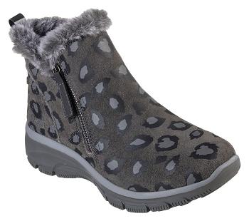 Leopard Skechers Relaxed Fit: Easy Going - High Zip | 1491X_USA