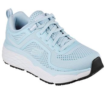 Light Blue Skechers Max Cushioning Elite SR - Banham | 36214_USA