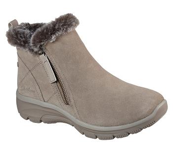 Light Brown Skechers Relaxed Fit: Easy Going - High Zip | 1502R_USA