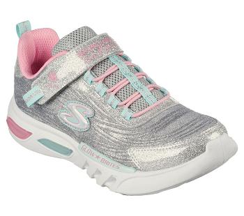 Light Grey Skechers Glow-Brites - Dazzle Force | 7145G_USA