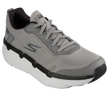 Light Grey Skechers Max Cushioning Premier - Laser Quest | 6262B_USA