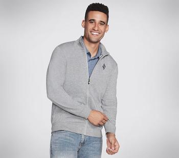 Light Grey Skechers The Hoodless Hoodie GOwalk Everywhere | 2814L_USA