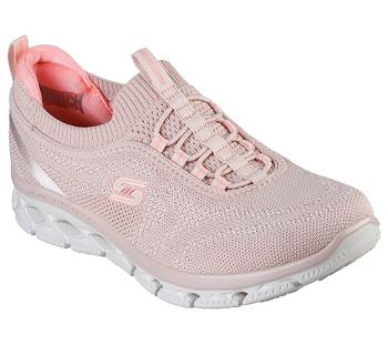 Light Pink Skechers Glide-Step Flex - Good Dream | 1538W_USA
