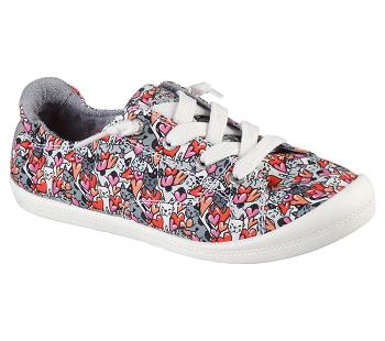 Multicolor Skechers BOBS Beach Bingo - Feline Love | 7874B_USA