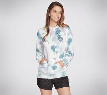 Multicolor Skechers BOBS Pullover Cloud Hoodie | 37970_USA