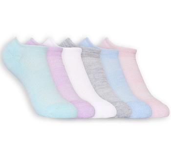 Multicolor Skechers Low Cut Half Terry - 6 Pack | 3084C_USA