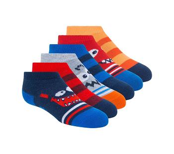 Multicolor Skechers Low Cut Monster - 6 Pack | 7328B_USA