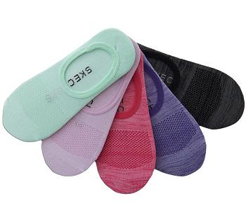 Multicolor Skechers Microfiber Liner - 5 Pack | 3247D_USA