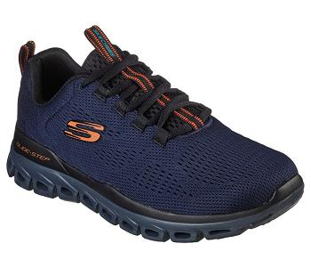 Navy / Black Skechers Glide-Step - Fasten Up | 5214L_USA