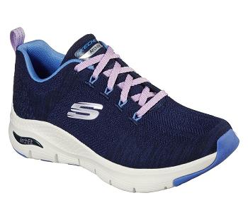 Navy / Blue Skechers Arch Fit - Comfy Wave | 4298L_USA