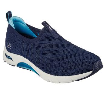Navy / Blue Skechers Skech-Air Arch Fit - Top Pick | 7179P_USA