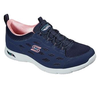 Navy / Coral Skechers Arch Fit Refine | 4449P_USA