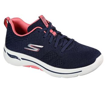 Navy / Coral Skechers GOwalk Arch Fit - Unify | 7494L_USA