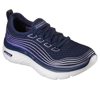 Navy / Lavender Skechers GO WALK Hyper Burst - Valar | 7197G_USA