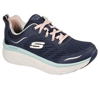 Navy / Light Blue Skechers Relaxed Fit: D'Lux Walker - Infinite Motion | 6909E_USA