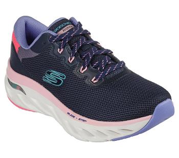 Navy / Multicolor Skechers Arch Fit Glide-Step - Highlighter | 4798L_USA