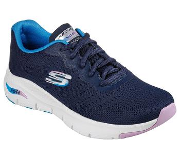 Navy / Multicolor Skechers Arch Fit - Infinity Cool | 4448K_USA