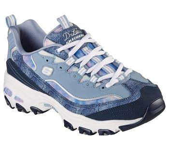 Navy / Multicolor Skechers D'Lites - Luscious Chic | 50230_USA
