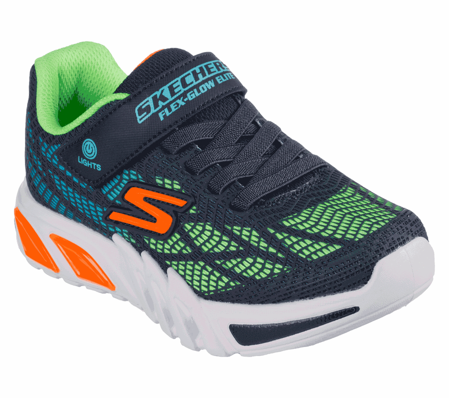 Navy / Multicolor Skechers Flex-Glow Elite - Vorlo | 1295G_USA