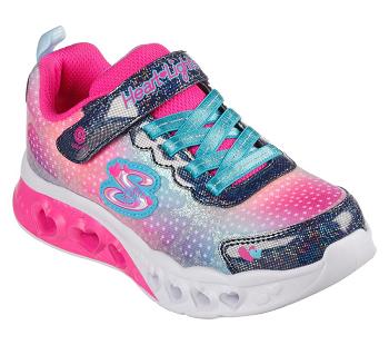 Navy / Multicolor Skechers Flutter Heart Lights - Simply Love | 72205_USA