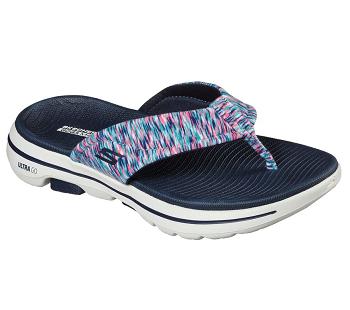 Navy / Multicolor Skechers GOwalk 5 - Destined | 4778R_USA