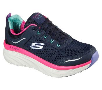 Navy / Multicolor Skechers Relaxed Fit: D'Lux Walker - Infinite Motion | 6919P_USA