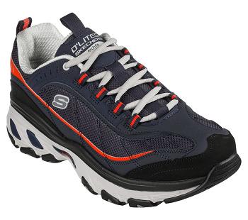 Navy / Orange Skechers D'Lites Arch Fit - Better Self | 5564A_USA