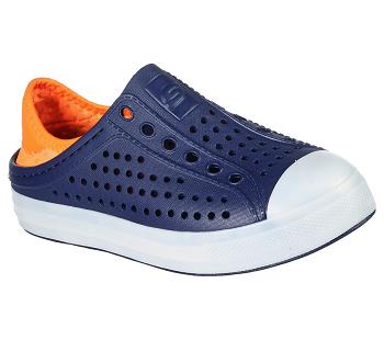 Navy / Orange Skechers Guzman - Flash | 7728L_USA