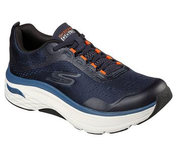 Navy / Orange Skechers Max Cushioning Arch Fit | 64145_USA