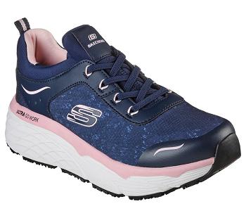 Navy / Pink Skechers Max Cushioning Elite SR - Rastip | 3821Q_USA