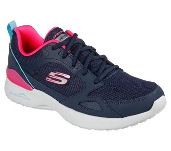 Navy / Pink Skechers Skech-Air Dynamight - Carefree Way | 3748W_USA