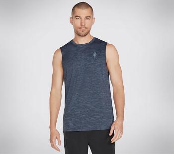Navy Skechers Apparel On the Road Muscle | 3114R_USA