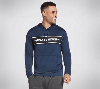 Navy Skechers Apparel SKECHTECH Pullover Hoodie | 2762L_USA