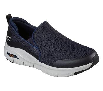 Navy Skechers Arch Fit - Banlin | 1043P_USA
