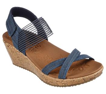 Navy Skechers Beverlee - Casual Outing | 4992A_USA