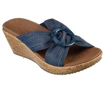 Navy Skechers Beverlee - Sail Twist | 3230L_USA