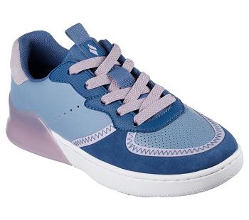 Navy Skechers Double Gloss - Blocked Up | 1288L_USA