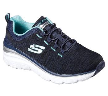 Navy Skechers Fashion Fit - Up A Level | 1848K_USA