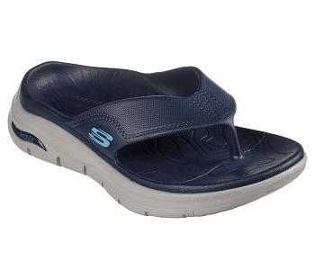 Navy Skechers Foamies: Arch Fit | 4278L_USA