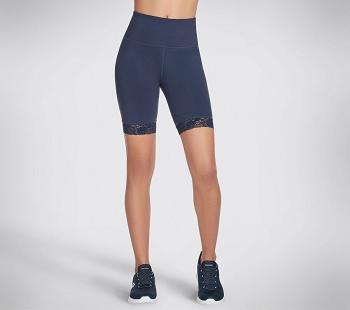 Navy Skechers GOWALK Lace 10 inch Bike | 5869E_USA