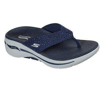 Navy Skechers GO WALK Arch Fit - Dazzle | 5480R_USA