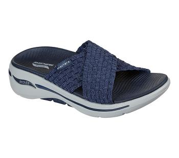 Navy Skechers GO WALK Arch Fit - Wondrous | 53178_USA