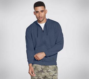 Navy Skechers GO WALK Everywhere Hoodie | 26398_USA