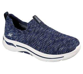 Navy Skechers GOwalk Arch Fit - Rainbow Sunrise | 5463P_USA