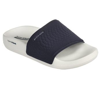 Navy Skechers Hyper Slide - Wild Side | 4530L_USA