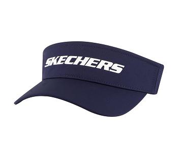Navy Skechers Logo Sun Visor | 2797B_USA