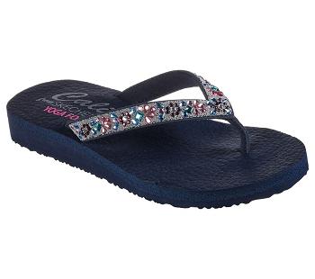 Navy Skechers Meditation - Garden Bliss | 57014_USA