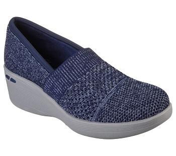 Navy Skechers Pier-Lite - Wow Factor | 3126L_USA